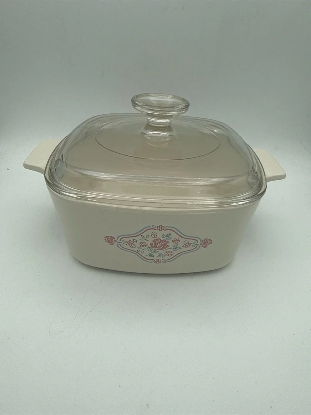 VTG 90’sCorning Ware English Breakfast Pattern Casserole Dish 1.5L  A 1 1/2 B
